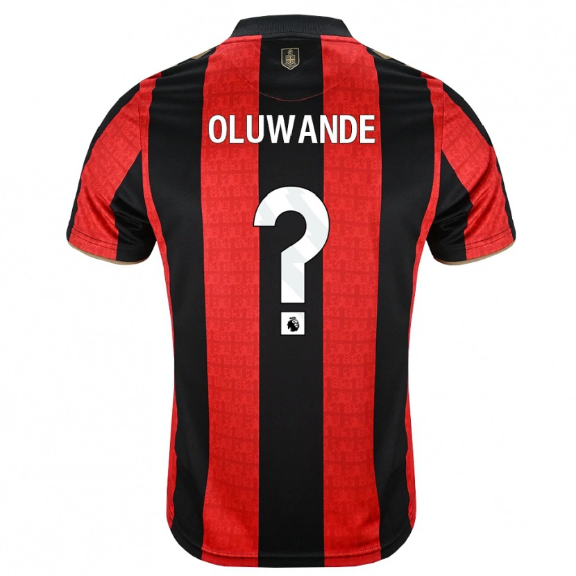 Danxen Heren Adrian Oluwande #0 Goudgeel Rood Zwart Thuisshirt Thuistenue 2026/27 T-Shirt België