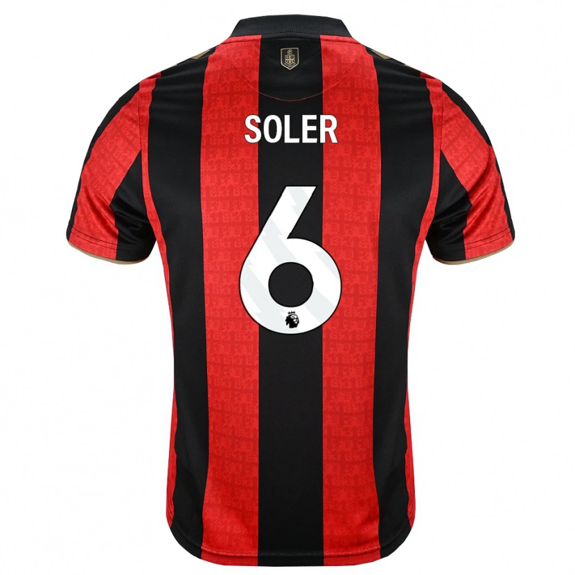 Danxen Heren Julio Soler #6 Goudgeel Rood Zwart Thuisshirt Thuistenue 2026/27 T-Shirt België