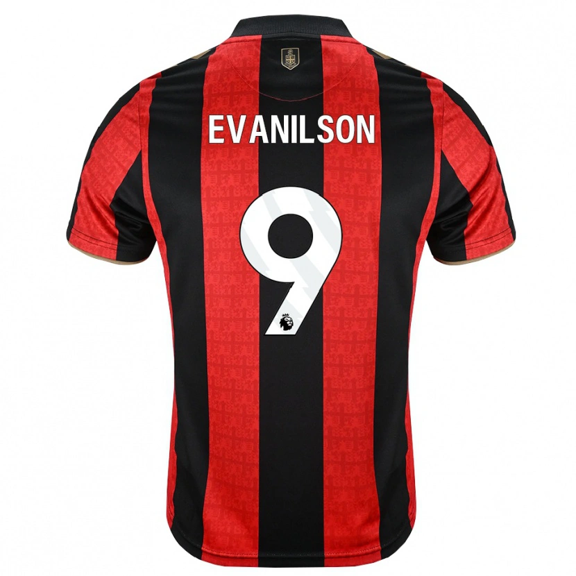 Danxen Heren Francisco Evanilson De Lima Barbosa #9 Goudgeel Rood Zwart Thuisshirt Thuistenue 2026/27 T-Shirt België