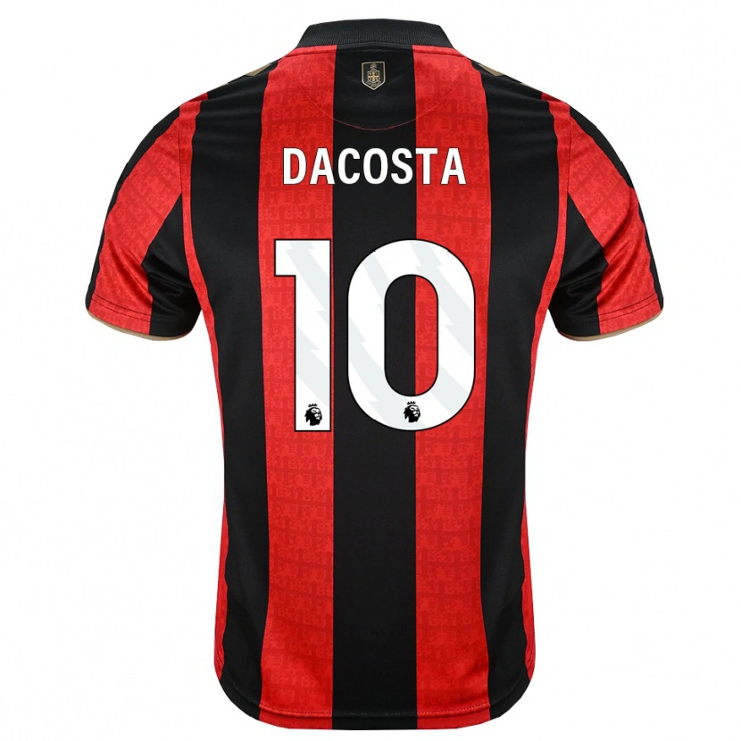 Danxen Heren Michael Dacosta #10 Goudgeel Rood Zwart Thuisshirt Thuistenue 2026/27 T-Shirt België