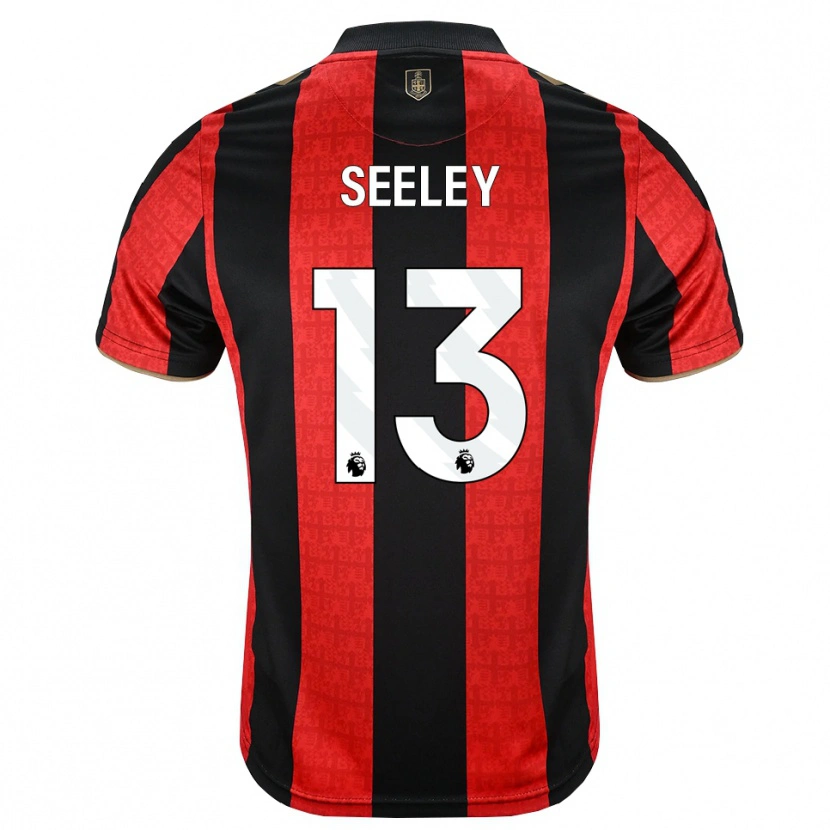 Danxen Heren Will Seeley #13 Goudgeel Rood Zwart Thuisshirt Thuistenue 2026/27 T-Shirt België