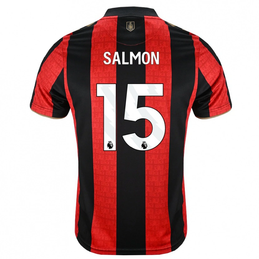 Danxen Heren Josh Salmon #15 Goudgeel Rood Zwart Thuisshirt Thuistenue 2026/27 T-Shirt België