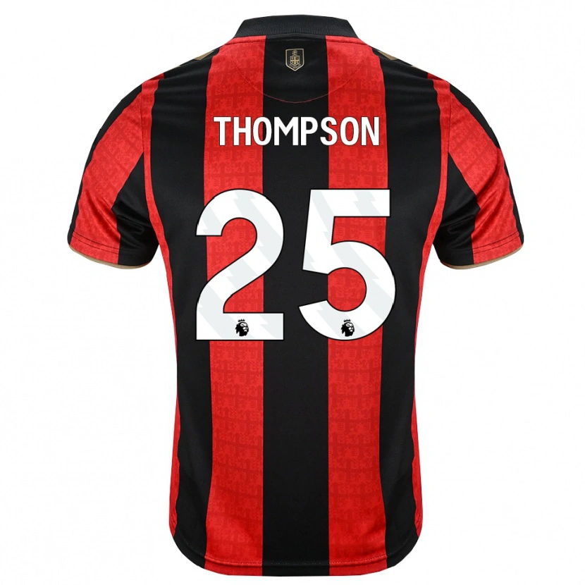 Danxen Heren Kenni Thompson #25 Goudgeel Rood Zwart Thuisshirt Thuistenue 2026/27 T-Shirt België