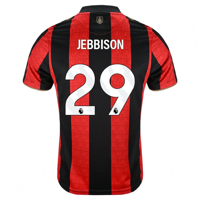 Danxen Heren Daniel Jebbison #29 Goudgeel Rood Zwart Thuisshirt Thuistenue 2026/27 T-Shirt België