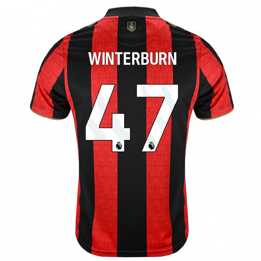 Danxen Heren Ben Winterburn #47 Goudgeel Rood Zwart Thuisshirt Thuistenue 2026/27 T-Shirt België