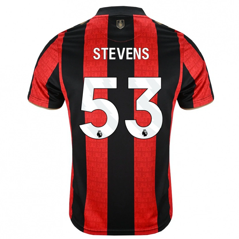 Danxen Heren Charlie Stevens #53 Goudgeel Rood Zwart Thuisshirt Thuistenue 2026/27 T-Shirt België