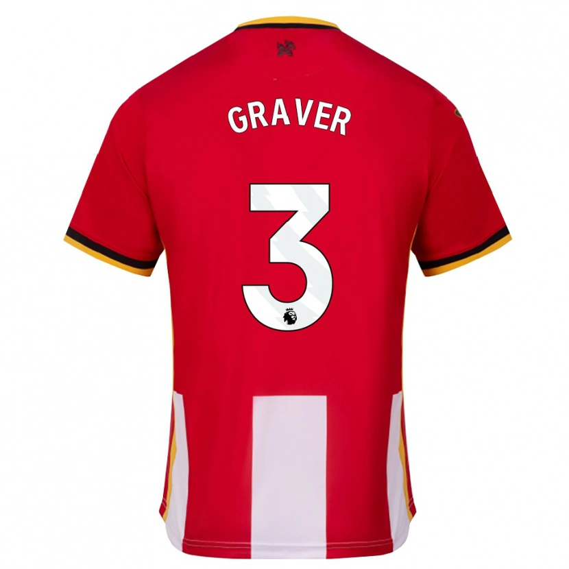 Danxen Heren Regan Graver #3 Geel Zwart Rood Thuisshirt Thuistenue 2026/27 T-Shirt België