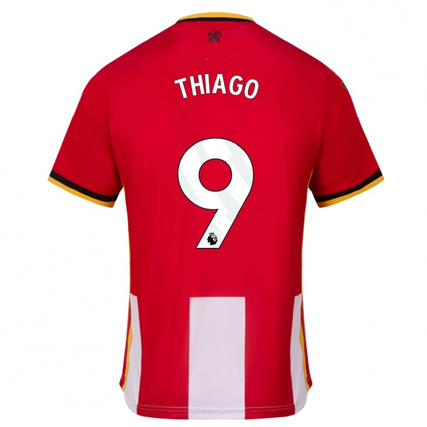 Danxen Heren Igor Thiago #9 Geel Zwart Rood Thuisshirt Thuistenue 2026/27 T-Shirt België