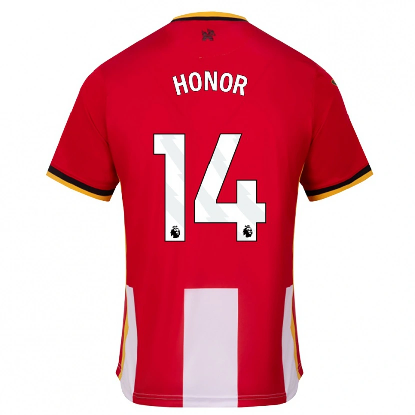 Danxen Heren Otis Honor #14 Geel Zwart Rood Thuisshirt Thuistenue 2026/27 T-Shirt België