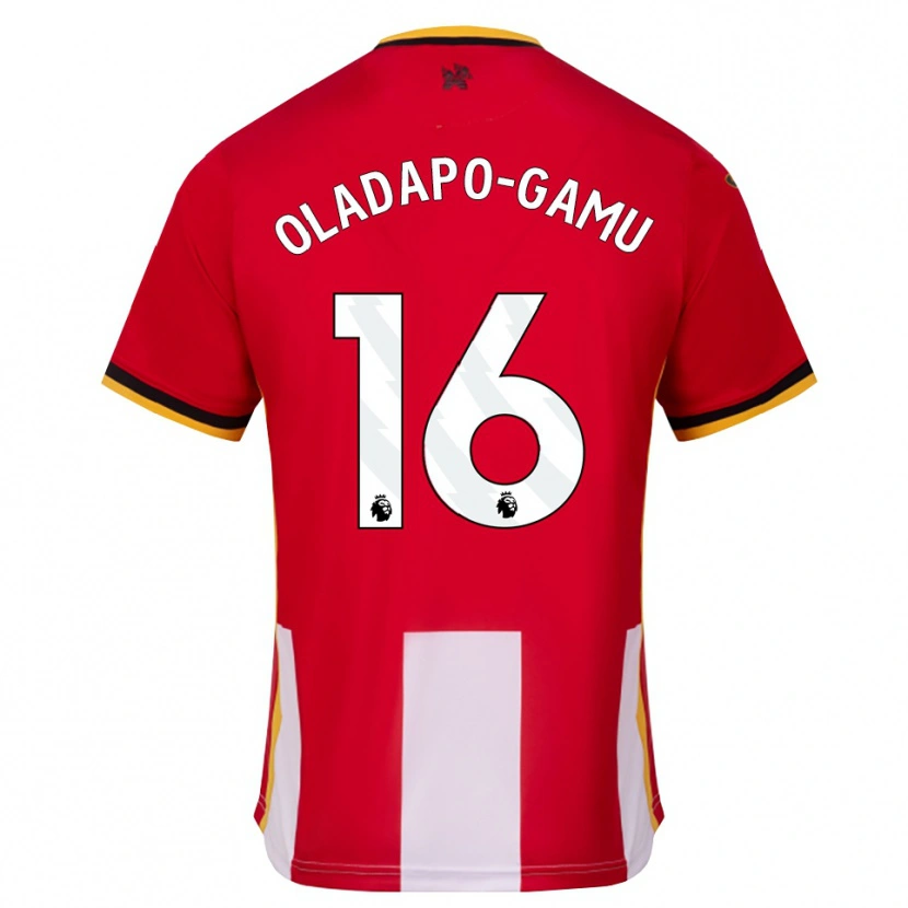 Danxen Heren Josh Oladapo-Gamu #16 Geel Zwart Rood Thuisshirt Thuistenue 2026/27 T-Shirt België