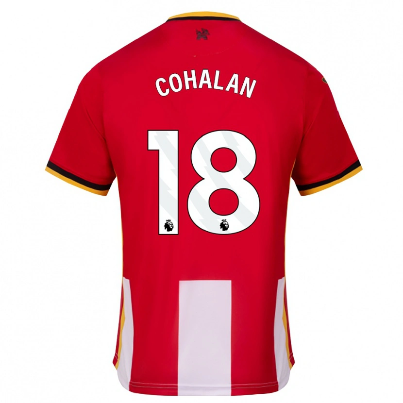 Danxen Heren Chris Cohalan #18 Geel Zwart Rood Thuisshirt Thuistenue 2026/27 T-Shirt België