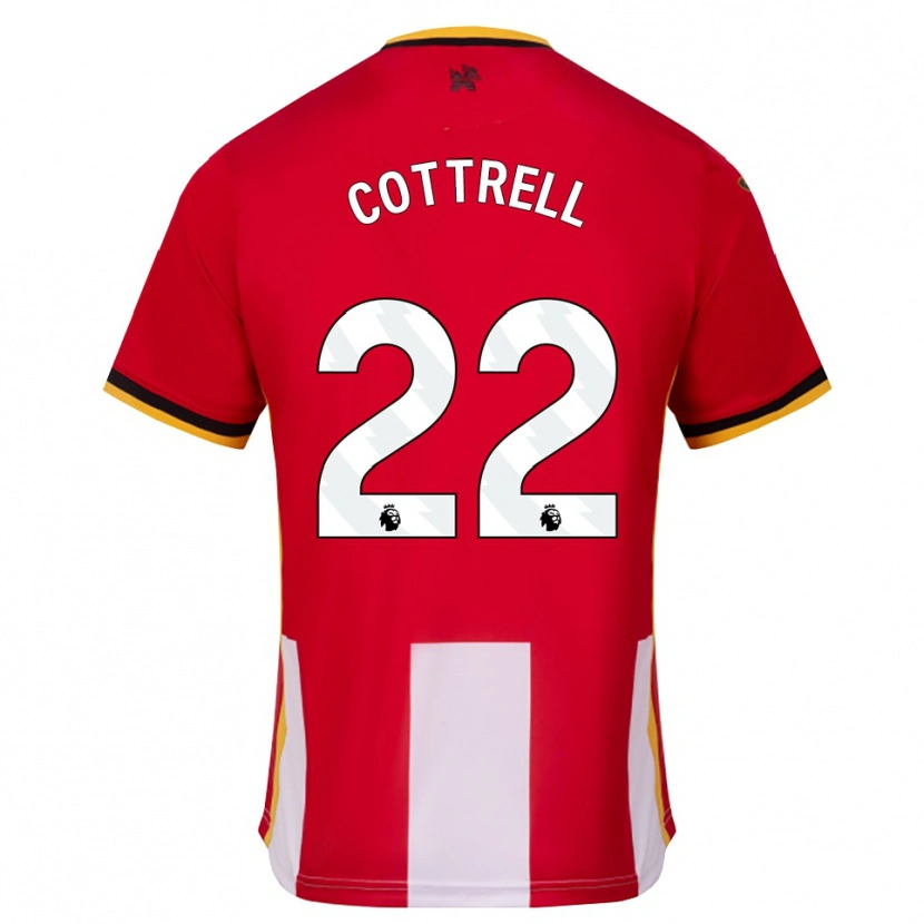 Danxen Heren Eleonora Cottrell #22 Geel Zwart Rood Thuisshirt Thuistenue 2026/27 T-Shirt België