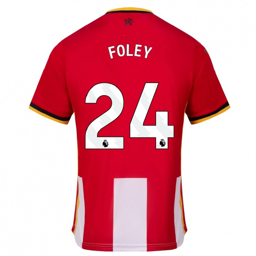 Danxen Heren Shania Foley #24 Geel Zwart Rood Thuisshirt Thuistenue 2026/27 T-Shirt België