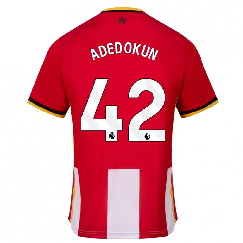 Danxen Heren Val Adedokun #42 Geel Zwart Rood Thuisshirt Thuistenue 2026/27 T-Shirt België
