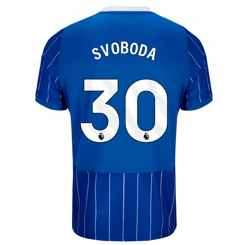 Danxen Heren Michael Svoboda #30 Mediumblauw Wit Thuisshirt Thuistenue 2026/27 T-Shirt België