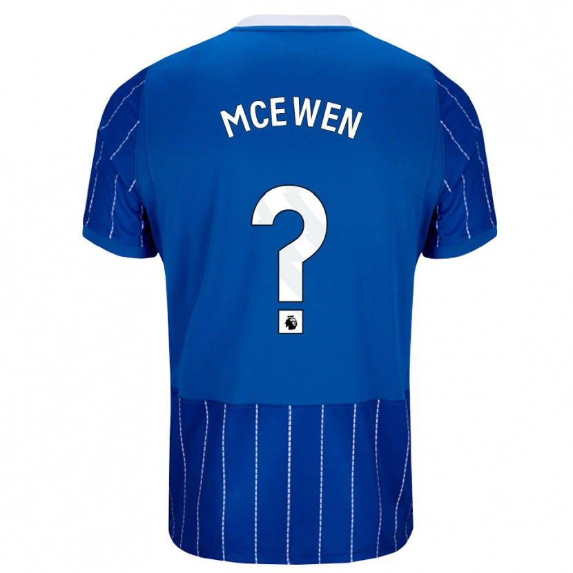 Danxen Heren Grace Mcewen #0 Mediumblauw Wit Thuisshirt Thuistenue 2026/27 T-Shirt België