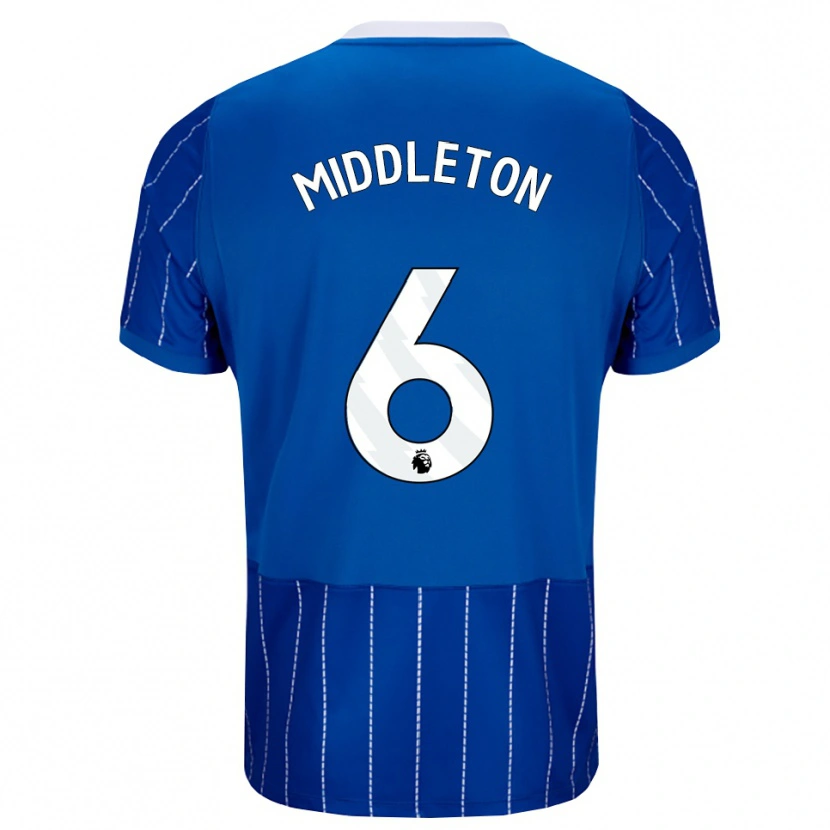 Danxen Heren Jesse Middleton #6 Mediumblauw Wit Thuisshirt Thuistenue 2026/27 T-Shirt België