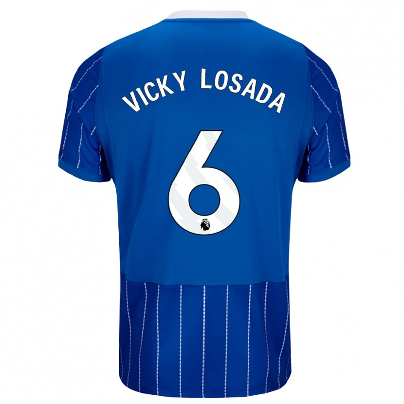 Danxen Heren María Victoria Losada Gómez #6 Mediumblauw Wit Thuisshirt Thuistenue 2026/27 T-Shirt België