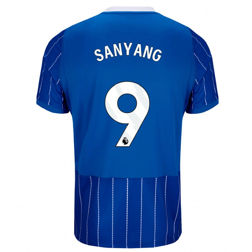 Danxen Heren Musa Sanyang #9 Mediumblauw Wit Thuisshirt Thuistenue 2026/27 T-Shirt België