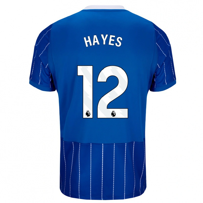 Danxen Heren Caitlin Hayes #12 Mediumblauw Wit Thuisshirt Thuistenue 2026/27 T-Shirt België
