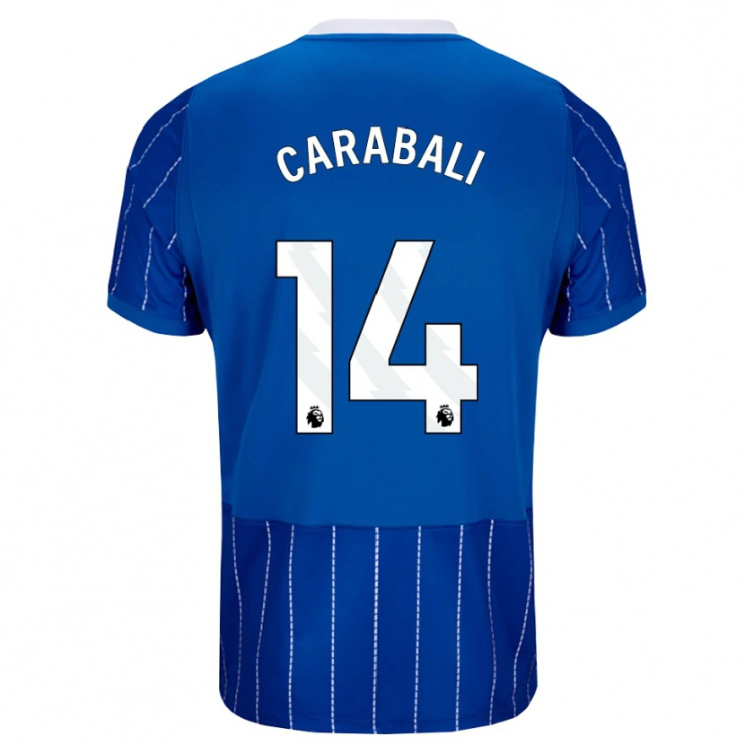 Danxen Heren Jorelyn Andrea Carabalí Martínez #14 Mediumblauw Wit Thuisshirt Thuistenue 2026/27 T-Shirt België