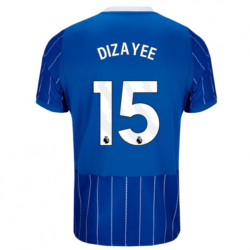 Danxen Heren Lolan Dizayee #15 Mediumblauw Wit Thuisshirt Thuistenue 2026/27 T-Shirt België