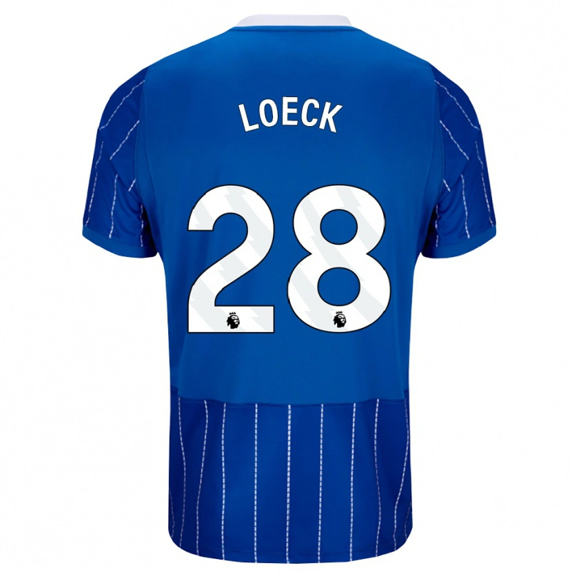 Danxen Heren Melina Loeck #28 Mediumblauw Wit Thuisshirt Thuistenue 2026/27 T-Shirt België