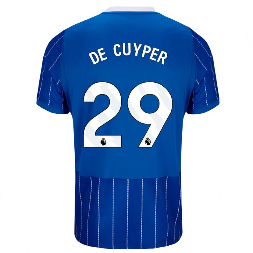 Danxen Heren Maxim De Cuyper #29 Mediumblauw Wit Thuisshirt Thuistenue 2026/27 T-Shirt België