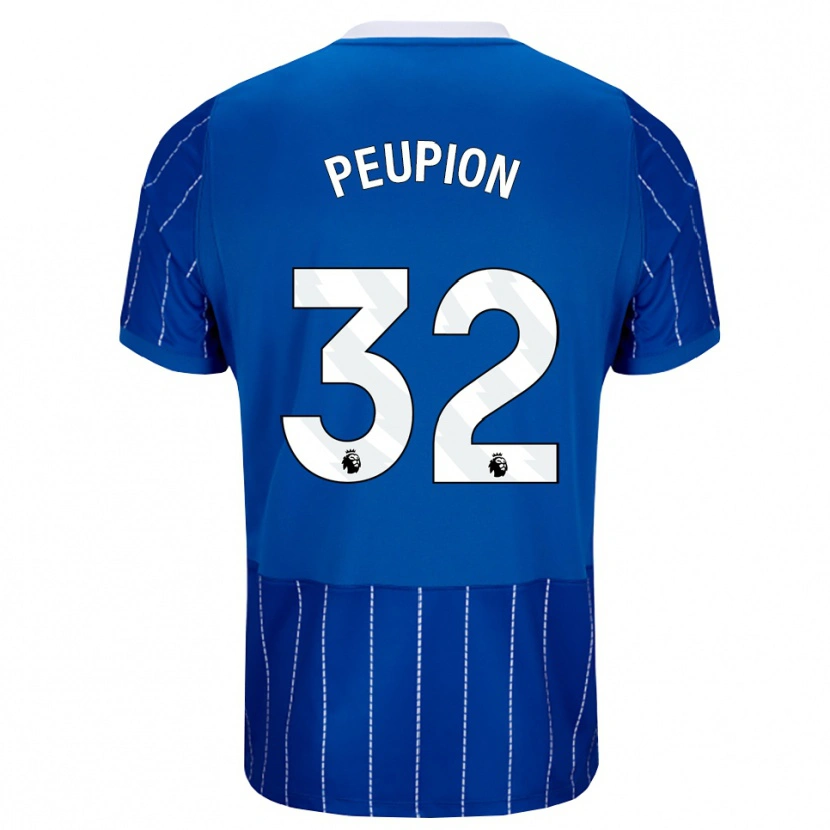 Danxen Heren Cameron Peupion #32 Mediumblauw Wit Thuisshirt Thuistenue 2026/27 T-Shirt België