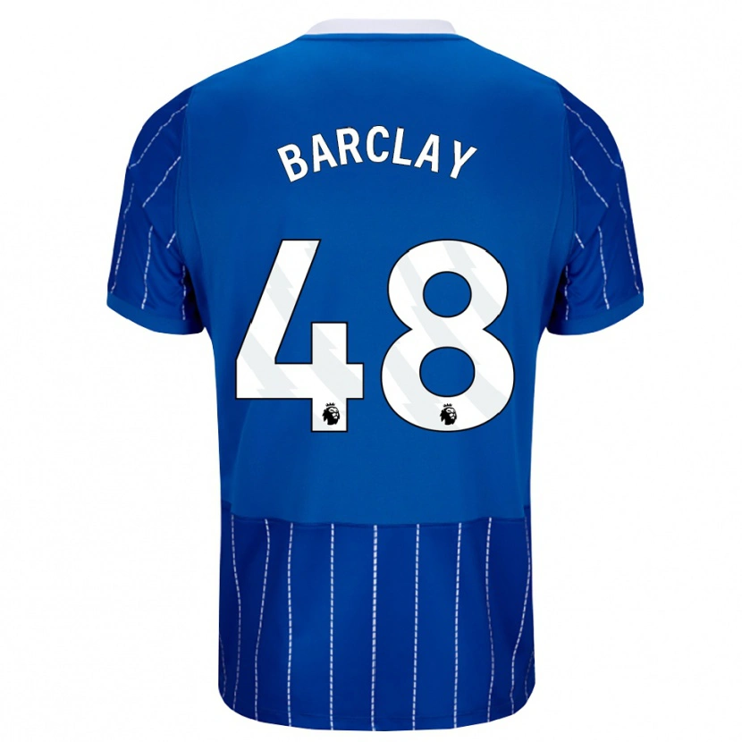 Danxen Heren Ben Barclay #48 Mediumblauw Wit Thuisshirt Thuistenue 2026/27 T-Shirt België