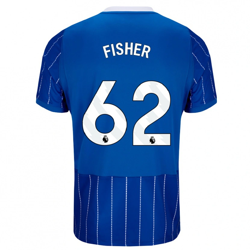 Danxen Heren Hugo Fisher #62 Mediumblauw Wit Thuisshirt Thuistenue 2026/27 T-Shirt België