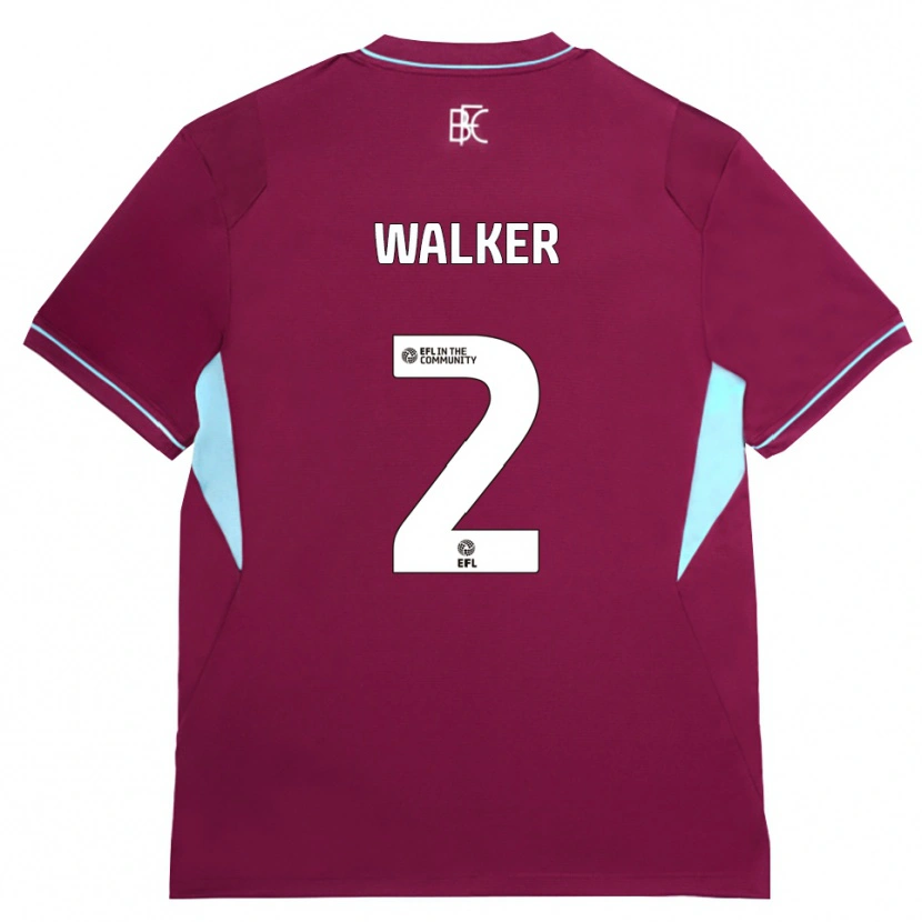 Danxen Heren Kyle Walker #2 Bordeaux Groen Thuisshirt Thuistenue 2026/27 T-Shirt België
