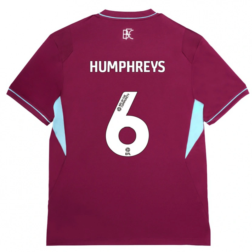Danxen Heren Bashir Humphreys #6 Bordeaux Groen Thuisshirt Thuistenue 2026/27 T-Shirt België