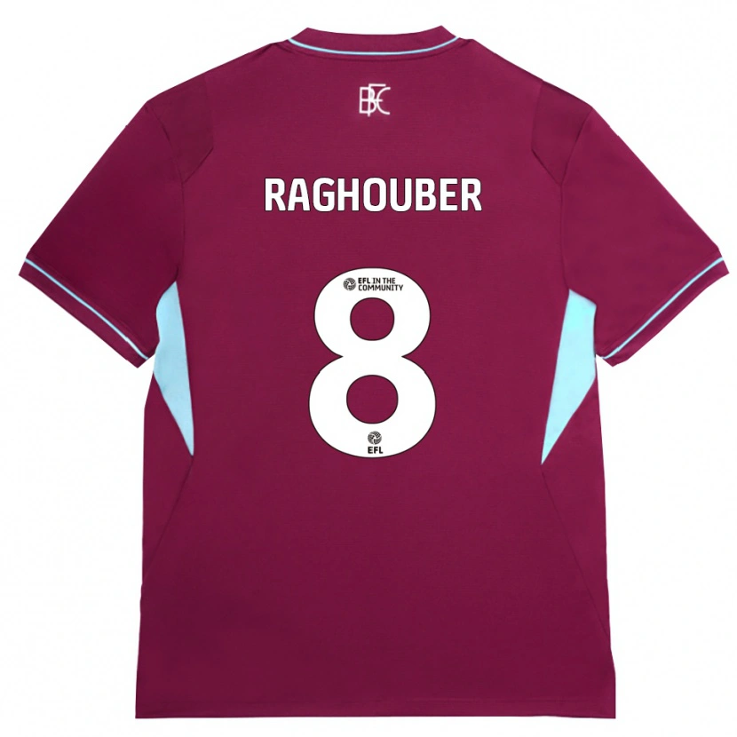 Danxen Heren Ugo Raghouber #8 Bordeaux Groen Thuisshirt Thuistenue 2026/27 T-Shirt België