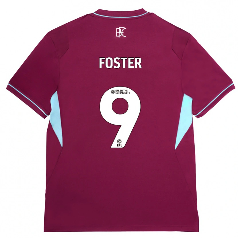 Danxen Heren Lyle Foster #9 Bordeaux Groen Thuisshirt Thuistenue 2026/27 T-Shirt België