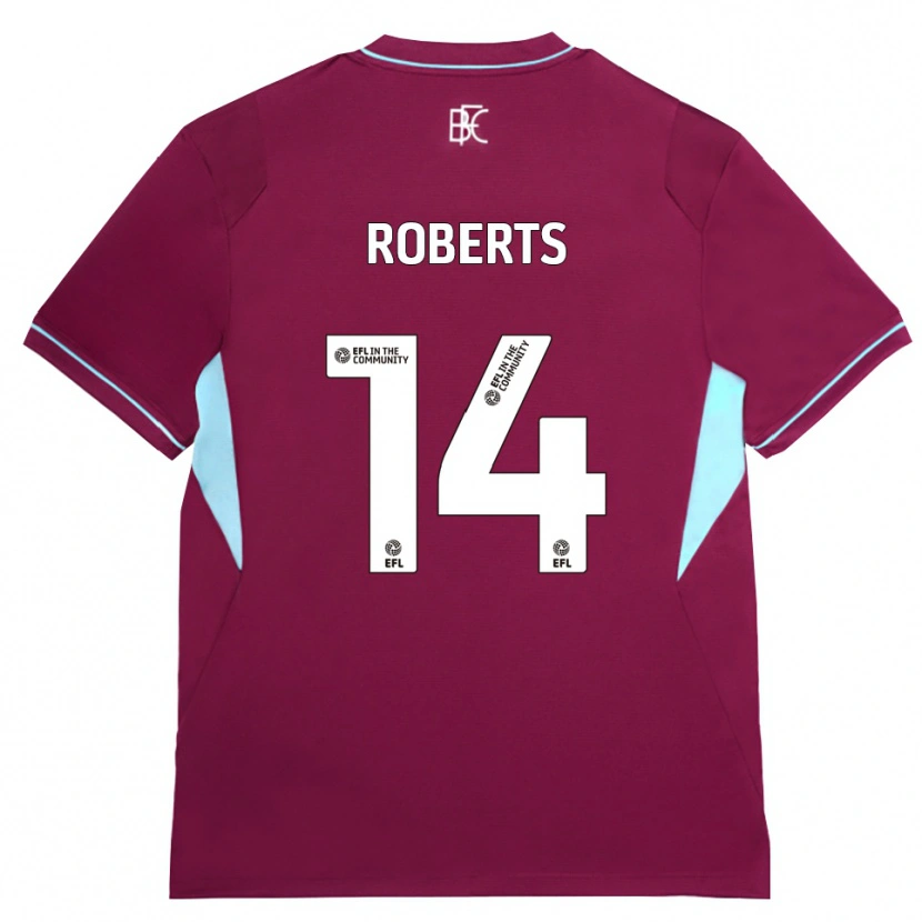 Danxen Heren Connor Roberts #14 Bordeaux Groen Thuisshirt Thuistenue 2026/27 T-Shirt België