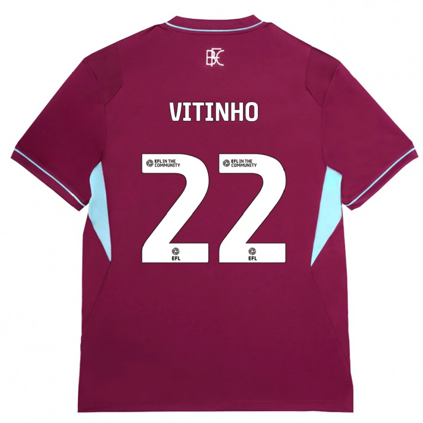Danxen Heren Vitinho #22 Bordeaux Groen Thuisshirt Thuistenue 2026/27 T-Shirt België
