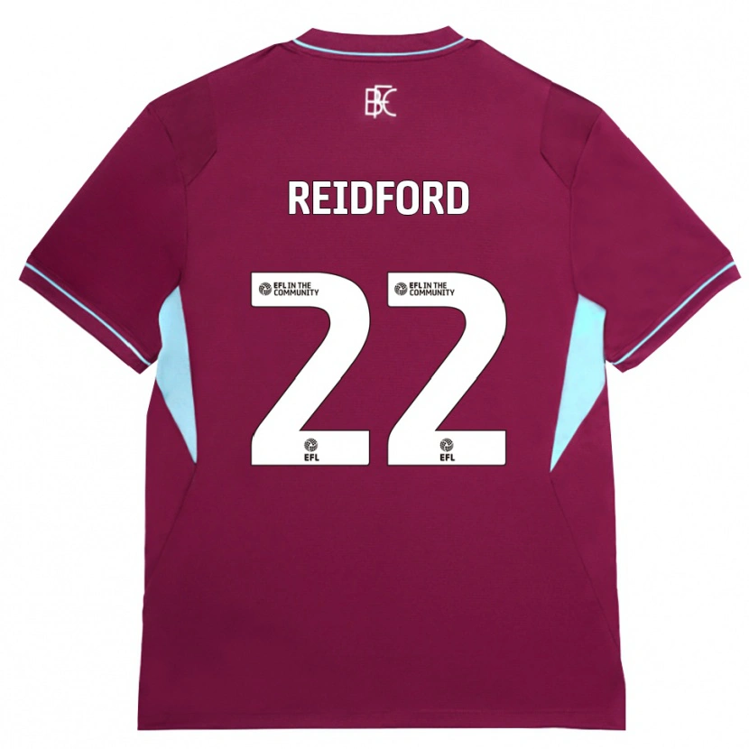 Danxen Heren Isabella Reidford #22 Bordeaux Groen Thuisshirt Thuistenue 2026/27 T-Shirt België