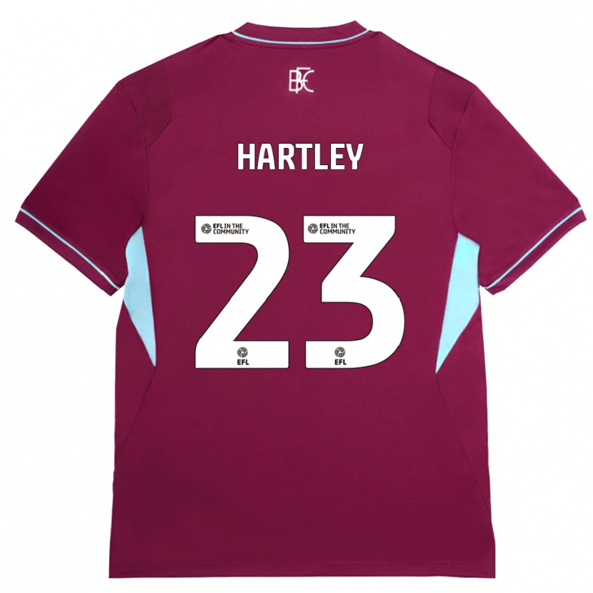 Danxen Heren Naomi Hartley #23 Bordeaux Groen Thuisshirt Thuistenue 2026/27 T-Shirt België