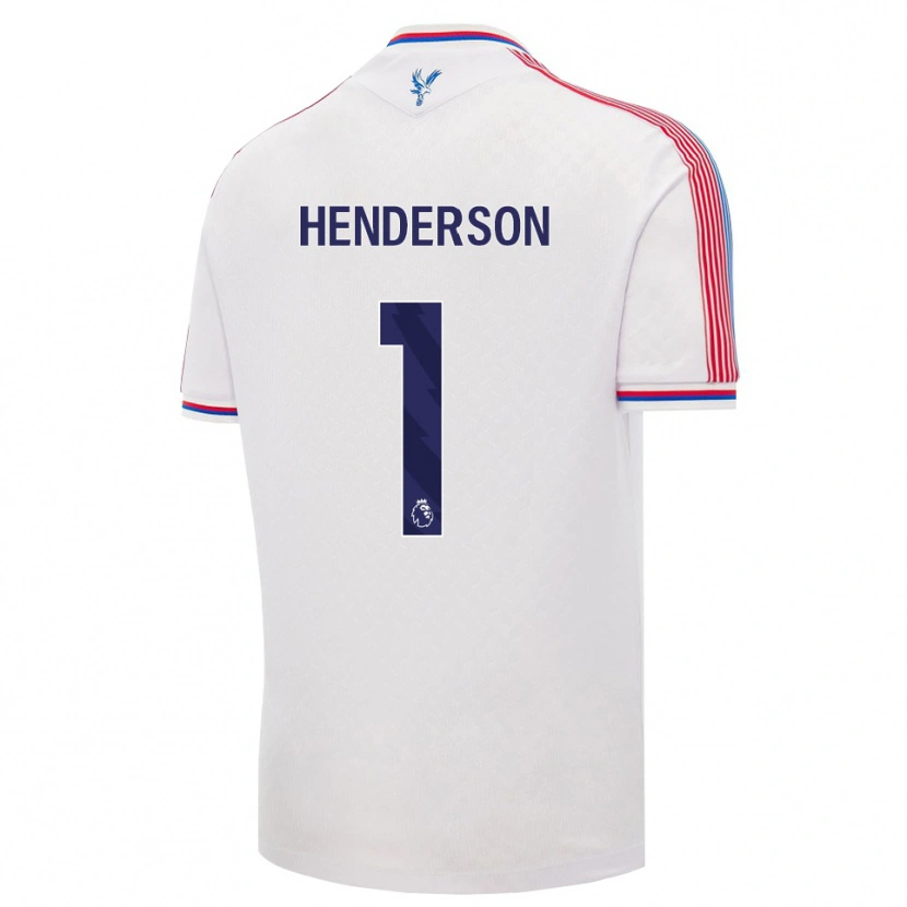 Danxen Heren Dean Henderson #1 Wit Rood Blauw Thuisshirt Thuistenue 2026/27 T-Shirt België