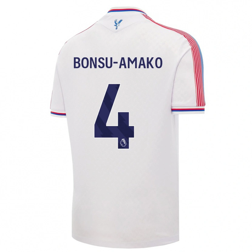 Danxen Heren Sebastian Bonsu-Amako #4 Wit Rood Blauw Thuisshirt Thuistenue 2026/27 T-Shirt België