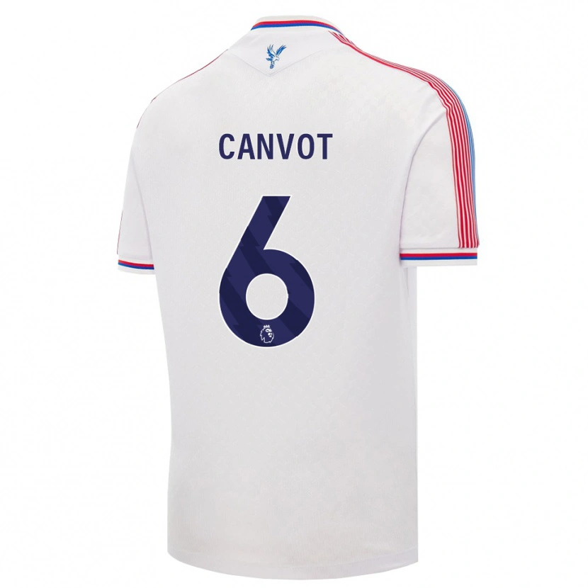 Danxen Heren Jaydee Canvot #6 Wit Rood Blauw Thuisshirt Thuistenue 2026/27 T-Shirt België