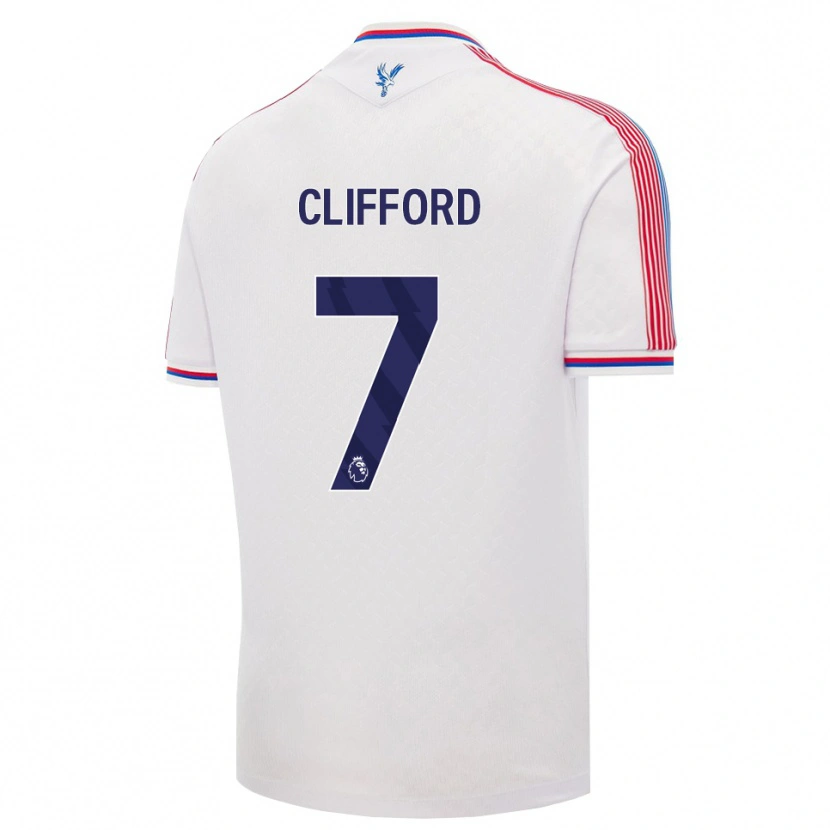 Danxen Heren Charley Clifford #7 Wit Rood Blauw Thuisshirt Thuistenue 2026/27 T-Shirt België