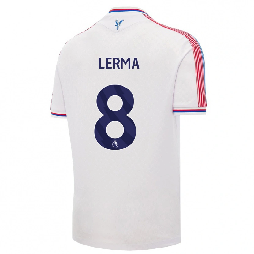 Danxen Heren Jefferson Lerma #8 Wit Rood Blauw Thuisshirt Thuistenue 2026/27 T-Shirt België