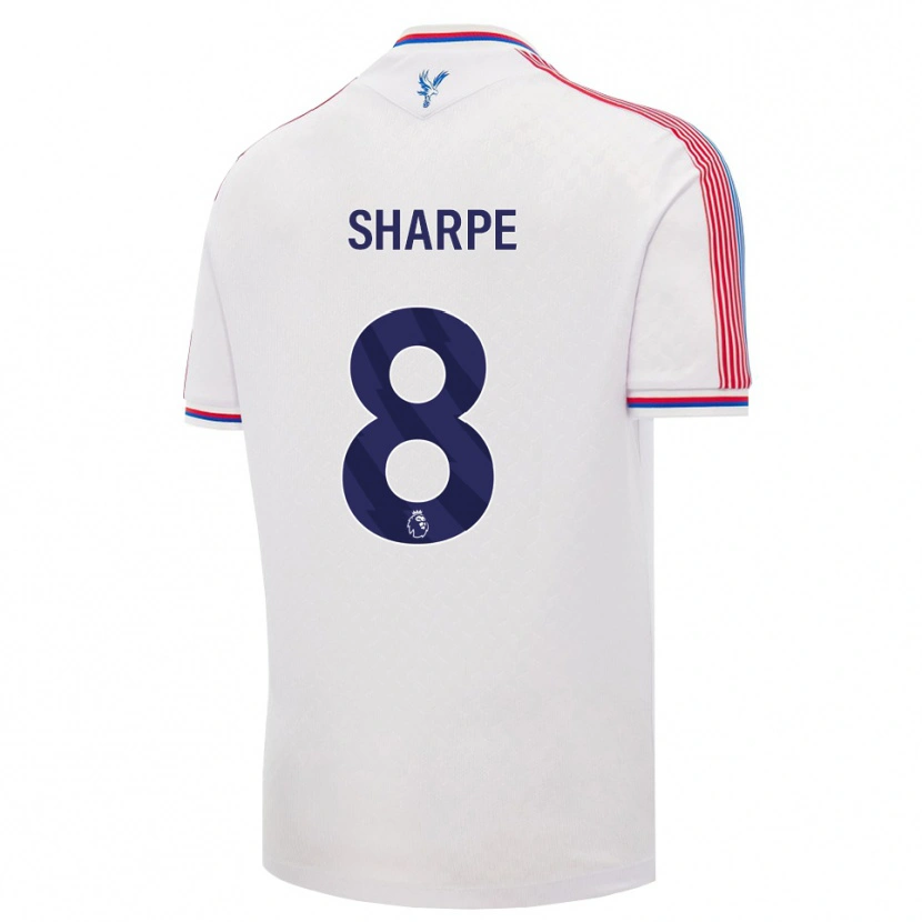 Danxen Heren Molly-Mae Sharpe #8 Wit Rood Blauw Thuisshirt Thuistenue 2026/27 T-Shirt België