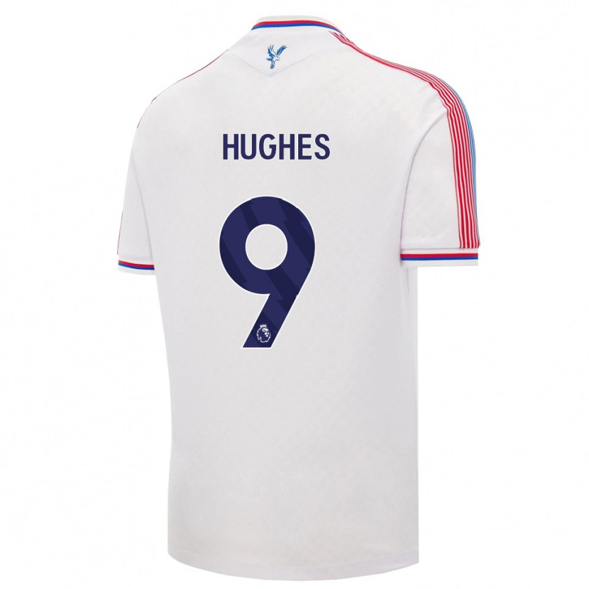 Danxen Heren Elise Hughes #9 Wit Rood Blauw Thuisshirt Thuistenue 2026/27 T-Shirt België