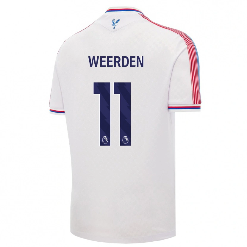 Danxen Heren Ashleigh Weerden #11 Wit Rood Blauw Thuisshirt Thuistenue 2026/27 T-Shirt België