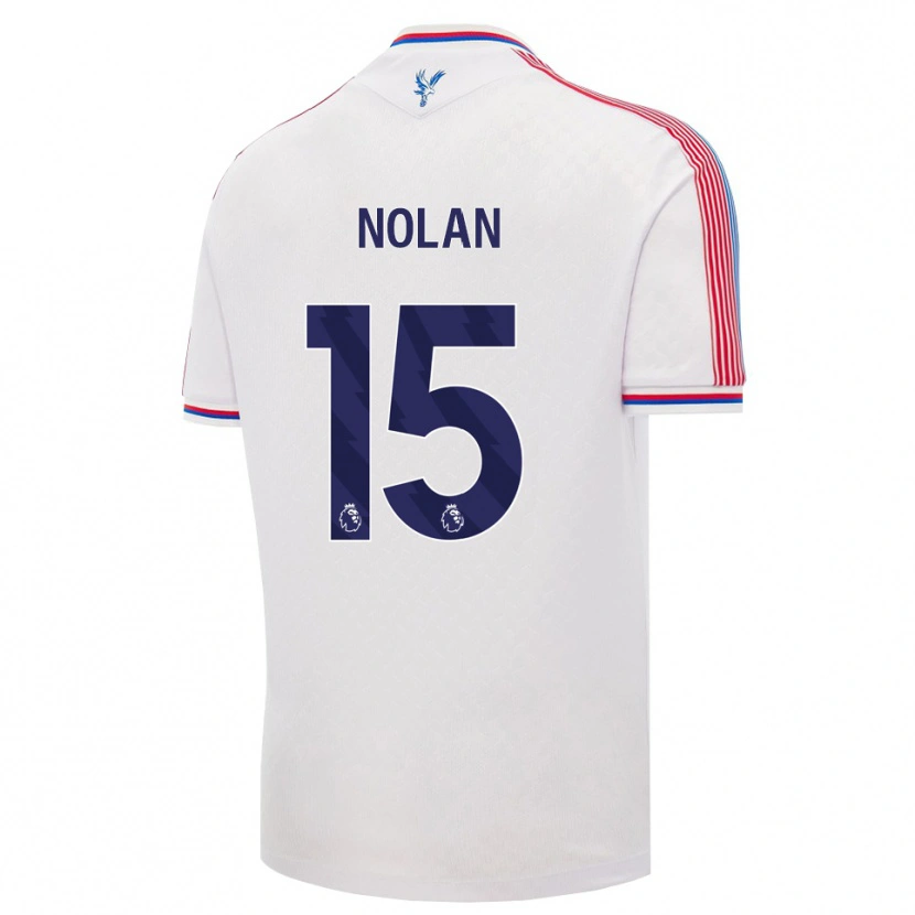 Danxen Heren Hayley Nolan #15 Wit Rood Blauw Thuisshirt Thuistenue 2026/27 T-Shirt België