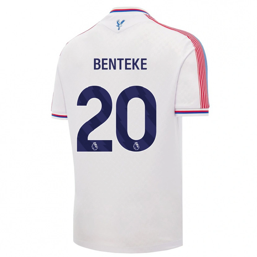 Danxen Heren Christian Benteke #20 Wit Rood Blauw Thuisshirt Thuistenue 2026/27 T-Shirt België