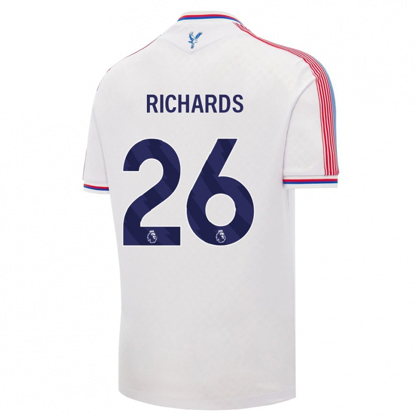 Danxen Heren Chris Richards #26 Wit Rood Blauw Thuisshirt Thuistenue 2026/27 T-Shirt België